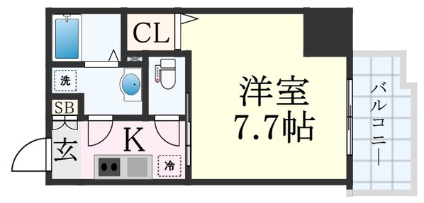 レジデンス神戸レガーロの物件間取画像